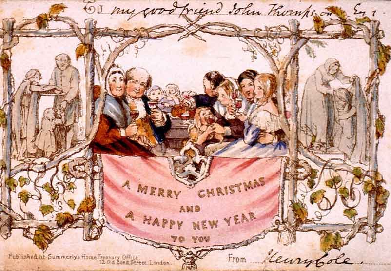 Kerstkaart 1843